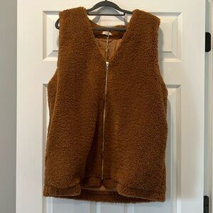 Women’s Easel Teddy Bear Vest Size S